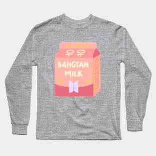 BTS milk box Long Sleeve T-Shirt
